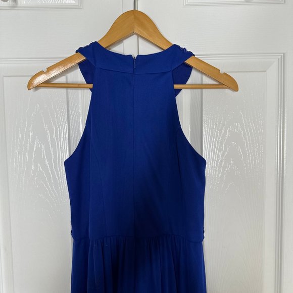 Women's One by Eight Royal Blue Halter Gown US Size 4 - Picture 8 of 15